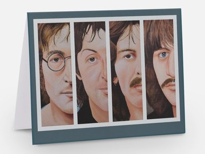 The Beatles Notecard